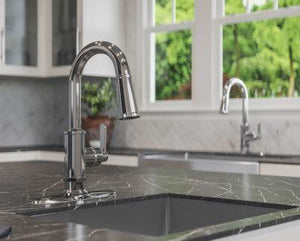 Pfister Polished Chrome 1-handle Pull-down Bar/prep Kitchen Faucet GT572-TDC