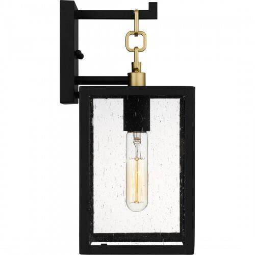 Quoizel ANC8406MBK Anchorage Outdoor wall 1 light matte black. Outdoor Lantern