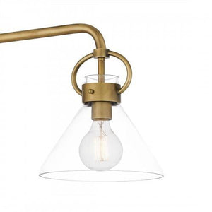 Quoizel WBS136WS Webster Linear chandelier 3 lights  weathered br Island Light