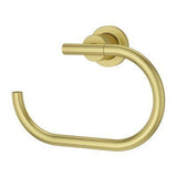 Contempra Towel Ring in Brushed Gold