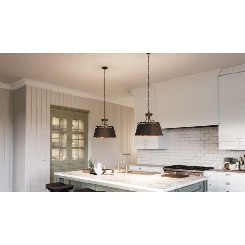 Quoizel FV2818WT Fairview Pendant western bronze 3lts Pendant
