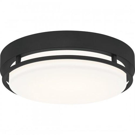 Quoizel HAL1614EK Hale Flush mount led light earth black Flush Mount