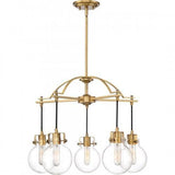 Quoizel SDL5005WS Sidwell 5 light chandelier weathered brass Chandelier