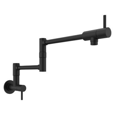 Pfister Matte Black 2-handle Pot Filler Faucet GT533-PFB