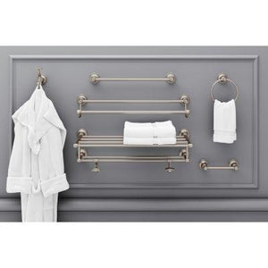 Pfister Brushed Nickel Tisbury 18" Towel Rack BTB-TB1K