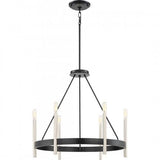 Quoizel ATH5006K Anthem 6 light chandelier mystic black Chandelier