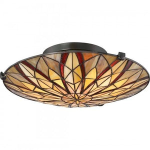 Quoizel TFVY1400VA Victory Flush mount valnt brnze Flush Mount