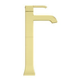 Park Avenue Single Control Vessel Bathroom Faucet in Brushed Gold