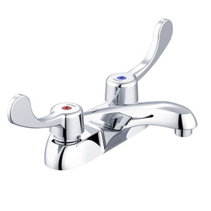 Gerber GC044541 Chrome Commercial Two Handle Centerset Lavatory Faucet W/ Wrist BLA...