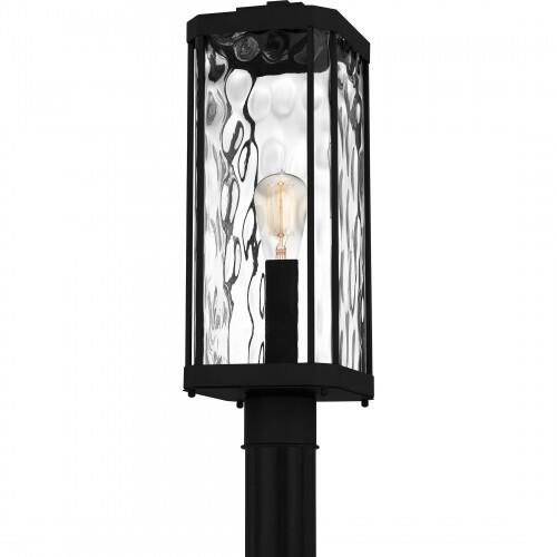 Quoizel BCR9007MBK Balchier Outdoor post 1 light matte black Outdoor Lantern