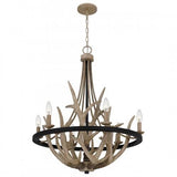 Quoizel JR5006EK Journey Chandelier earth black 6lts Chandelier