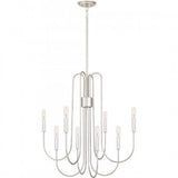 Quoizel CBR5028PK Cabry Chandelier 8 lights polished nickel Chandelier