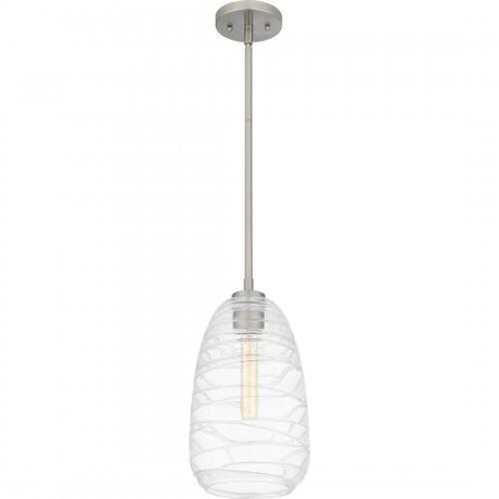 Quoizel QPP6165BN Quoizel Piccolo Pendant Mini pendant 1 light brushed nickel Mini Pendant