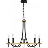 Quoizel LGR5026MBK Legare Chandelier 5 lights matte black Chandelier