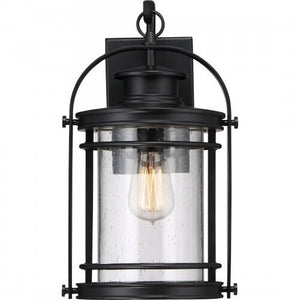 Quoizel BKR8408K Booker Outdoor Wall Sconce, 1-Light, 100 Watts, Mystic Black (15