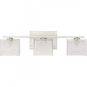 Quoizel WCP8603BN Westcap Bath fixture 3 light brushed nickel Bath Light