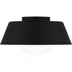 Quoizel QFL6182MBK Quoizel Flush Mount Flush mount 1 light matte black Flush Mount