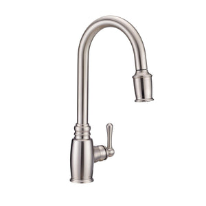Gerber D454057 Chrome Opulence Single Handle Pull-down Kitchen Faucet