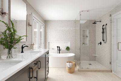 Pfister Matte Black Single Control Bathroom Faucet LG42-RH2B