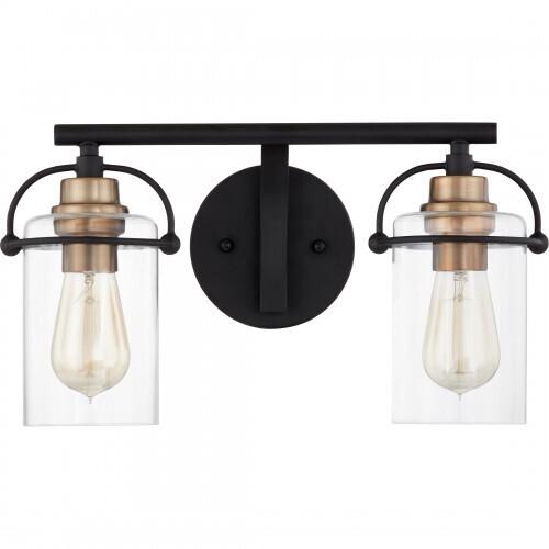 Quoizel EMR8602MBK Emerson Bath 2 light matte black Bath