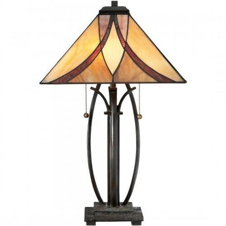 Quoizel TF1180TVA Asheville Table lamp tiffany vlnt brnz Table Lamp