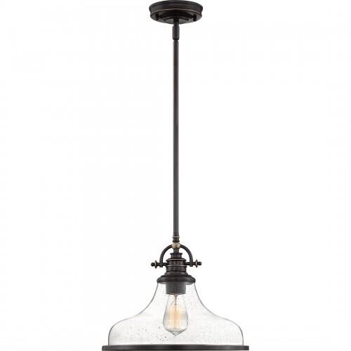 Quoizel GRTS2814PN Grant Pendant 1 light palladian bronze Pendant