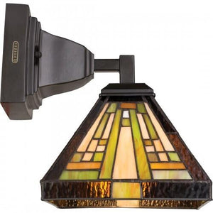 Quoizel TFST8701VB Stephen Wall fixture tiffany 1lt vintage bronze Wall Sconce