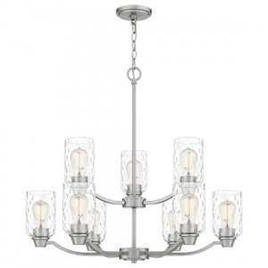 Quoizel ACA5029BN Acacia Chandelier 9 lights brushed nickel Chandelier