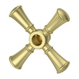 Tisbury Optional Cross Handle - Slide Bar in Brushed Gold