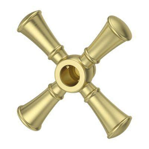 Tisbury Optional Cross Handle - Slide Bar in Brushed Gold