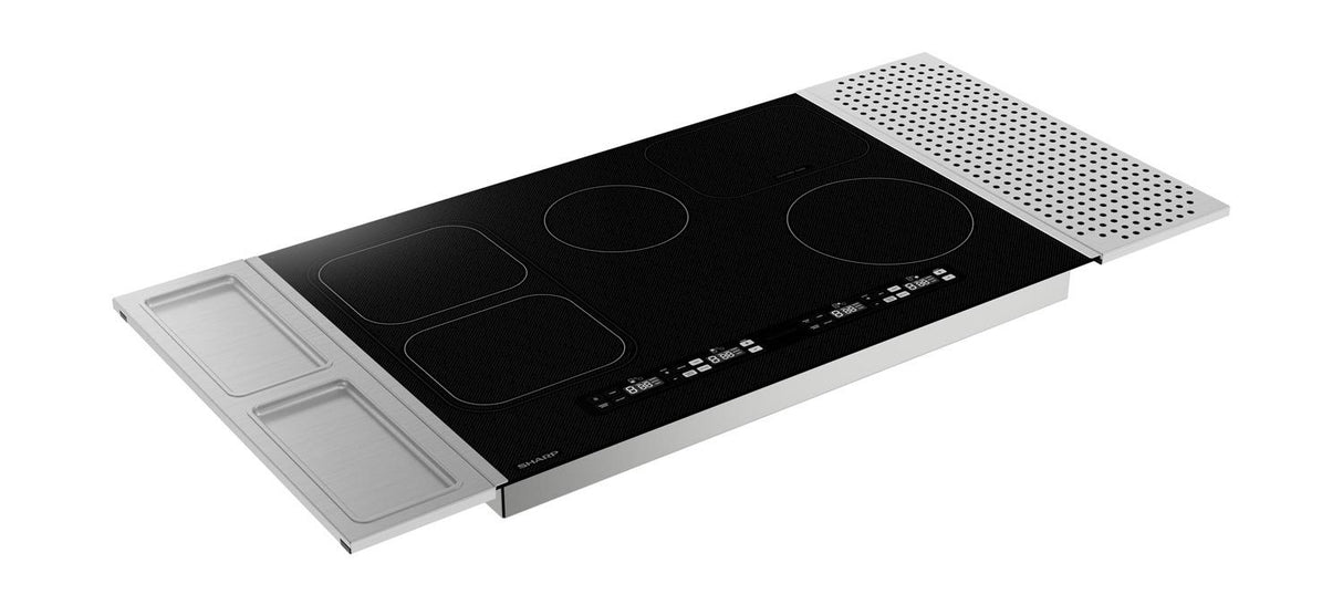 Sharp SCH3043GB 30" Induction Cooktop, 4 Heating Zones