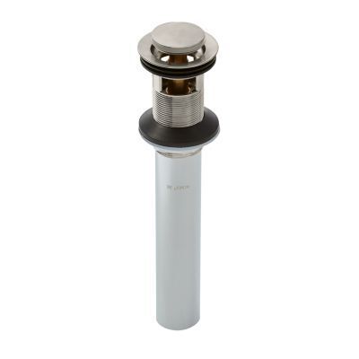 Pfister Brushed Nickel Push and Seal All Metal Drain 972-101J