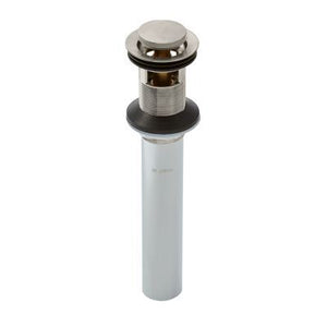 Pfister Brushed Nickel Push and Seal All Metal Drain 972-101J