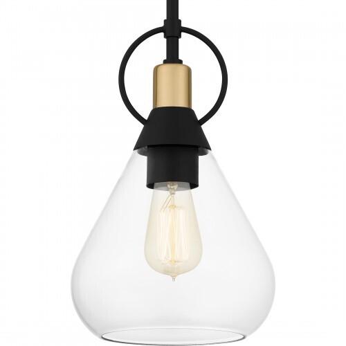 Quoizel QPP6187MBK Quoizel Piccolo Pendant Mini pendant 1 light matte black Mini Pendant