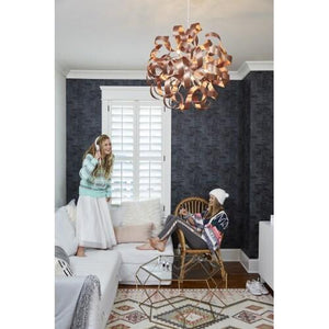 Quoizel RBN2823SG Ribbons Pendant satin copper  23"d Pendant