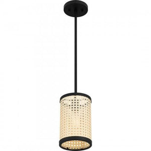 Quoizel SYA1506MBK Syrah Mini pendant 1 light matte black Mini Pendant