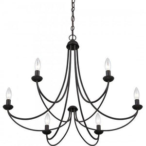 Quoizel MRN5006IB Mirren Chandelier imperial bronze 6lt Chandelier
