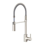 Gerber D451288BS The Foodie Pre-rinse Single Handle Spring-spout Kitchen Faucet -...