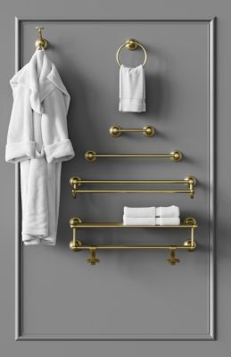 Pfister Brushed Gold 24" Towel Rack BTR-TB2BG