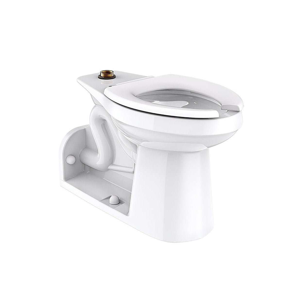 Gerber G0025878 White North Point 1.28 or 1.6 Gpf Elongated Ergoheight Top Spud BAC...