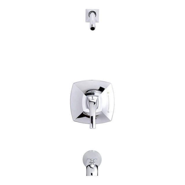 Gerber D500018LSBNTC Brushed Nickel Vaughn Tub & Shower Trim Kit, Without Showerhead