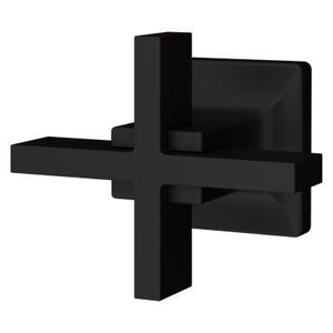 Verve Cross Robe Hook in Matte Black