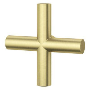 Tenet Single Cross Handle for Slide Bar Kit in Brushed Gold