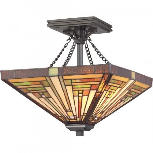 Quoizel TF885SVB Stephen Semi flush tif vintage bronze Semi-Flush Mount