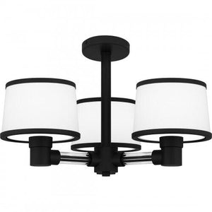 Quoizel KYL1722MBK Kylen Semi flush 3 lights matte black Semi-Flush Mount