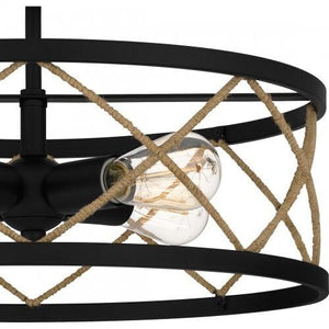 Quoizel QSF5632MBK Quoizel Semi-Flush Mount Semi flush 4 lights matte black Semi-Flush Mount