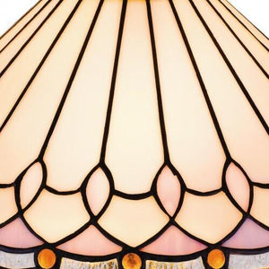 Quoizel TF6149MBK Tiffany Table lamp tiffany 2 lights matte black Table Lamp