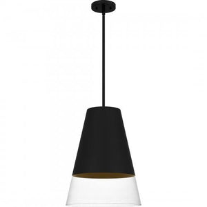 Quoizel PRG1514BBK Peregrine Mid pendant 1 light brushed black Mini Pendant
