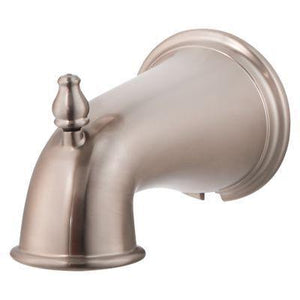 Quick Connect Tub Spout with Diverter in PVD Brushed Nickel