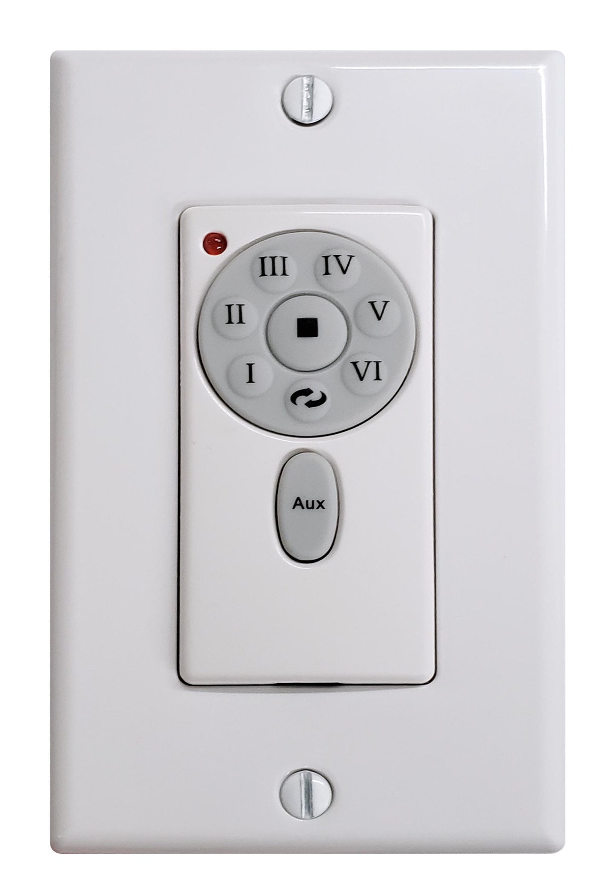 Matthews Fan EKH-WH-WH Eliza-H 3-blade ceiling mount paddle fan in Gloss White finish with gloss white ABS blades.